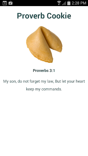 Proverbs Cookie
