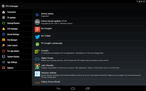 franco.Kernel updater - screenshot thumbnail
