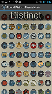 Round Distinct Launcher Theme - screenshot thumbnail
