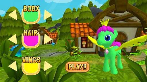 Running Pony 3D: Little Race