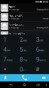 exDialer KitKat Holo theme