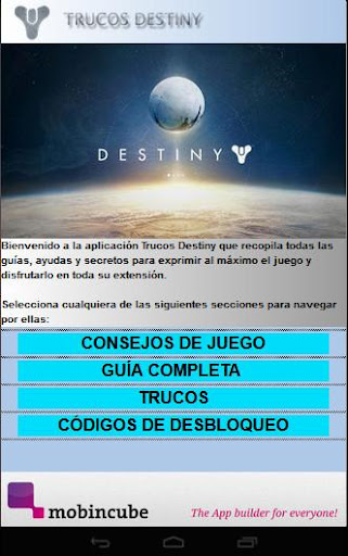 Trucos Destiny