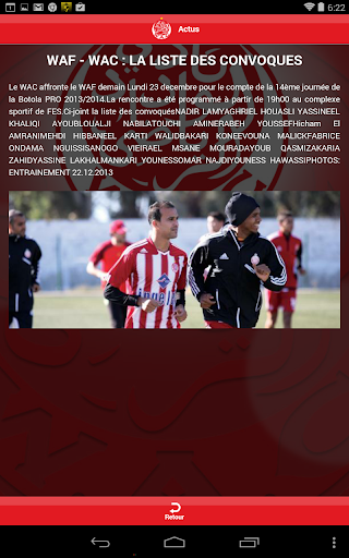 【免費運動App】WAC - Wydad Athletic Club-APP點子