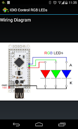 IOIO Bluetooth RGB LED Control poster 4