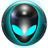 poweramp skin alien lightblue3.12 (Paid)