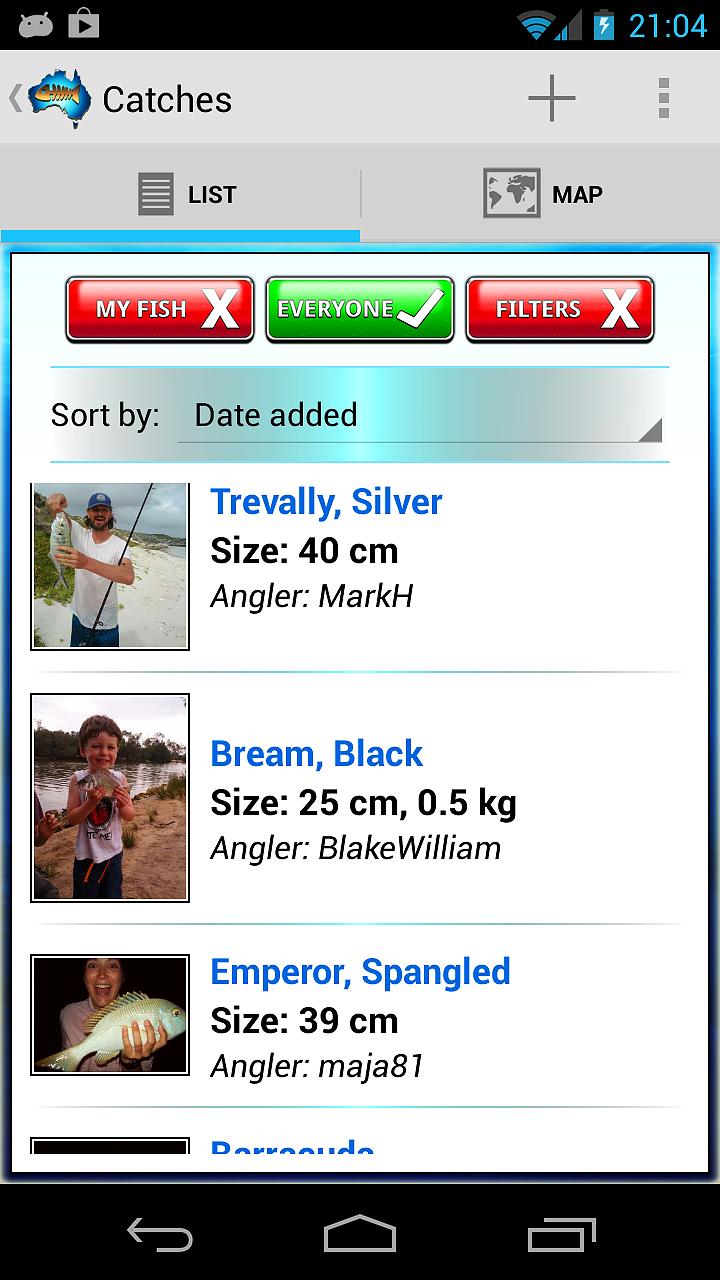 The Australian Fishing App Screen 3