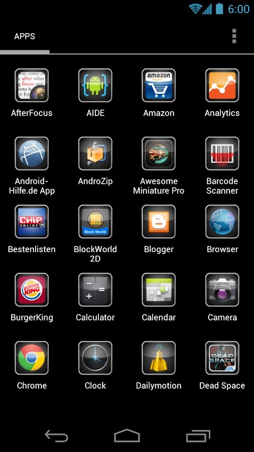 Apex launcher themes