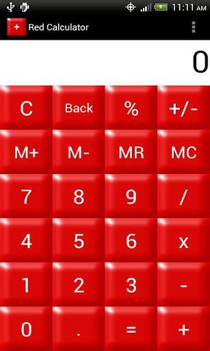 Red Calculator