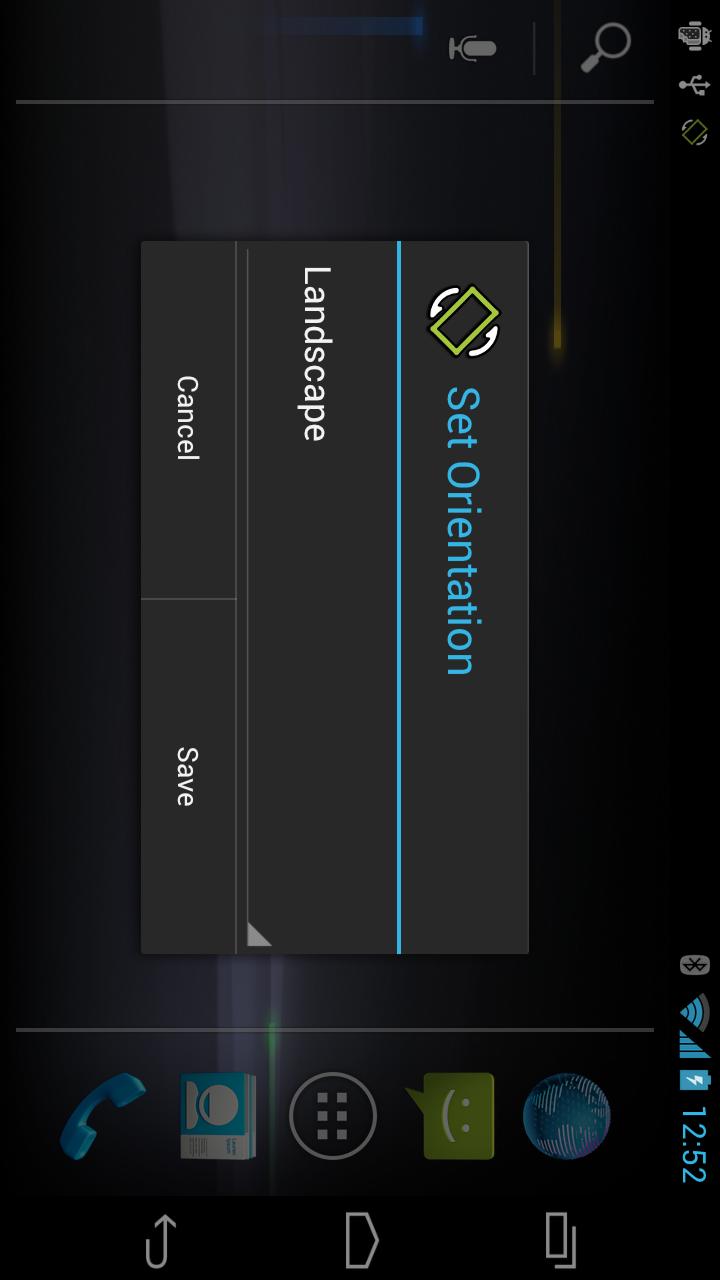 Set Orientation Screen 2