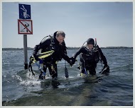 Theo Visscher, lid van een duikclub