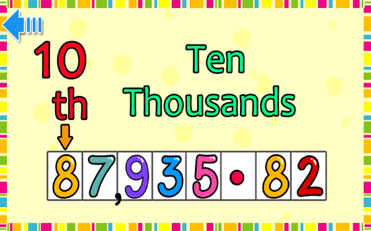 Worksheet Place Value For Kids kids math place value android apps on google play screenshot