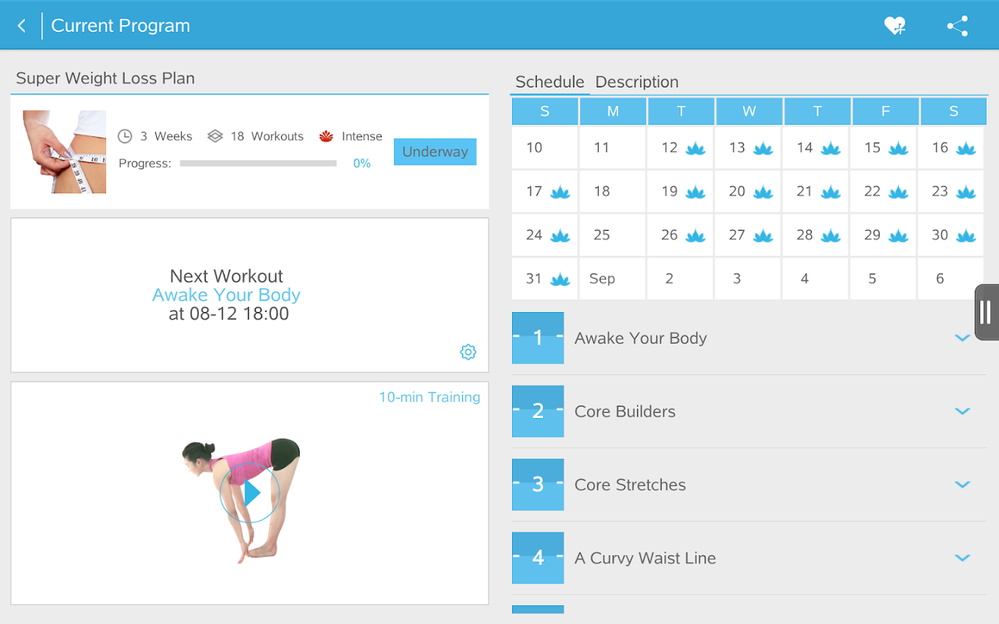 Daily Yoga Yoga Fitness App screenshot