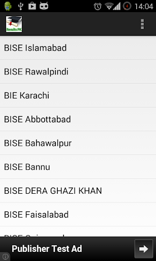 Results Pakistan