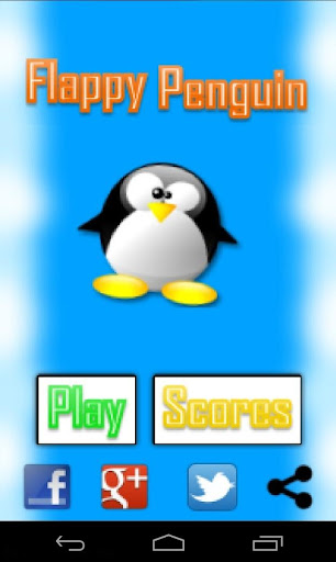 Flappy Penguin - Sharks