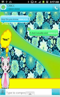Download GO SMS - Minty Miss Priss APK