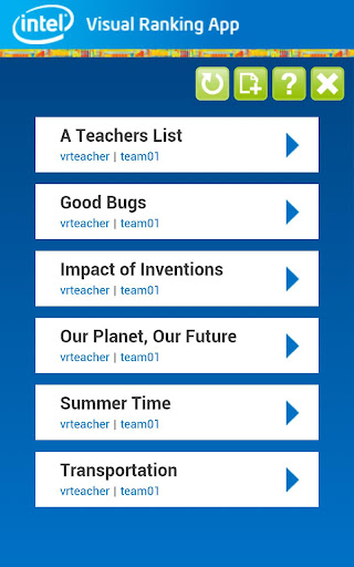 Visual Ranking App