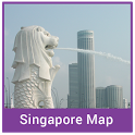 Singapore Map icon