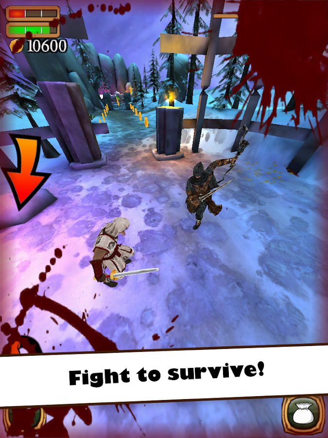 BLACK FIST Ninja Run Challenge - screenshot