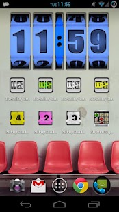 Download 3D Rolling Clock BLUE APK for Android