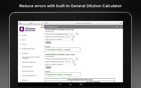 Intravenous Medications Gahart Screenshots 2