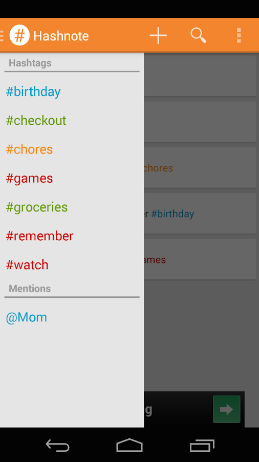    Hashnote- screenshot  