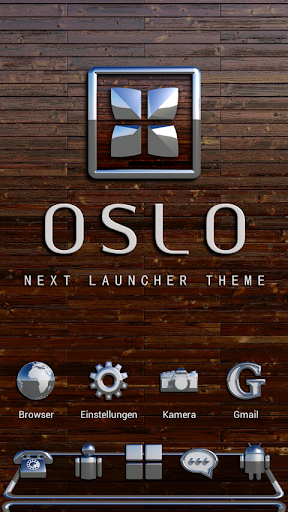 NEXT Launcher Theme OSLO 3D