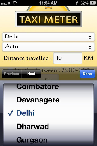 Taxi Meter - India