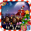 Santa Claus Sleigh Parking 3D mobile app icon