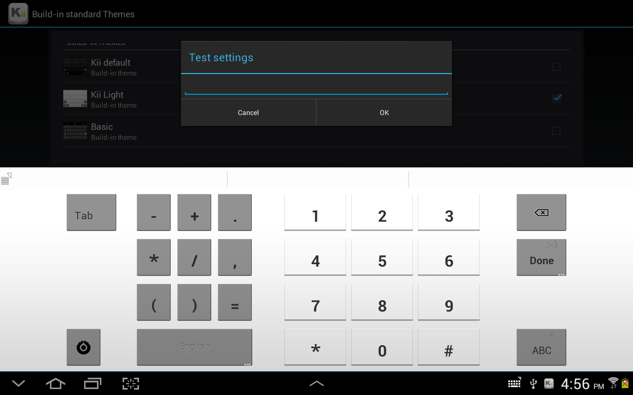 Kii Keyboard + Emoji - screenshot