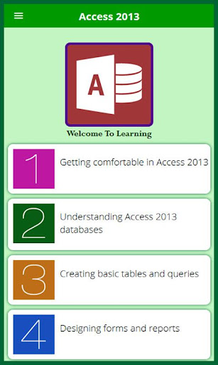 Learn Access 13 Tutorial