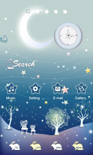 CUKI Themes Blue Night Sky