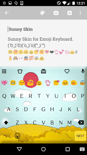 Sunny Emoji Keyboard