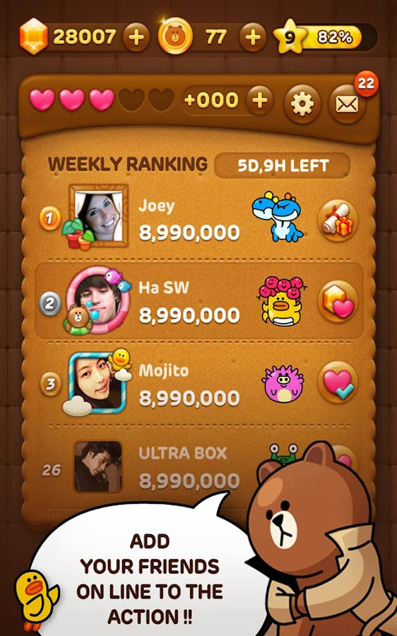 LINE POP - screenshot