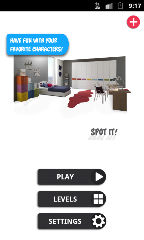 Android application Find the Differences: Rooms screenshort