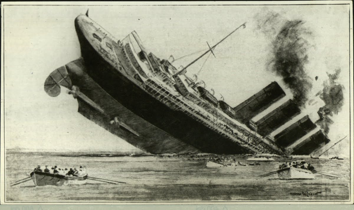 Sinking of the RMS Lusitania — Google Arts & Culture