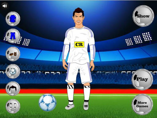 【免費休閒App】Cool Footballer Fun Dressup-APP點子