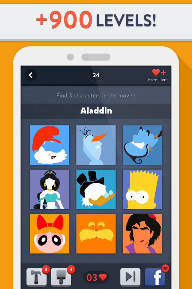 Movie Trio Quiz - Picture Game Screen 2