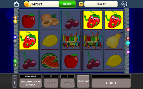Android application Fruit Slots screenshort