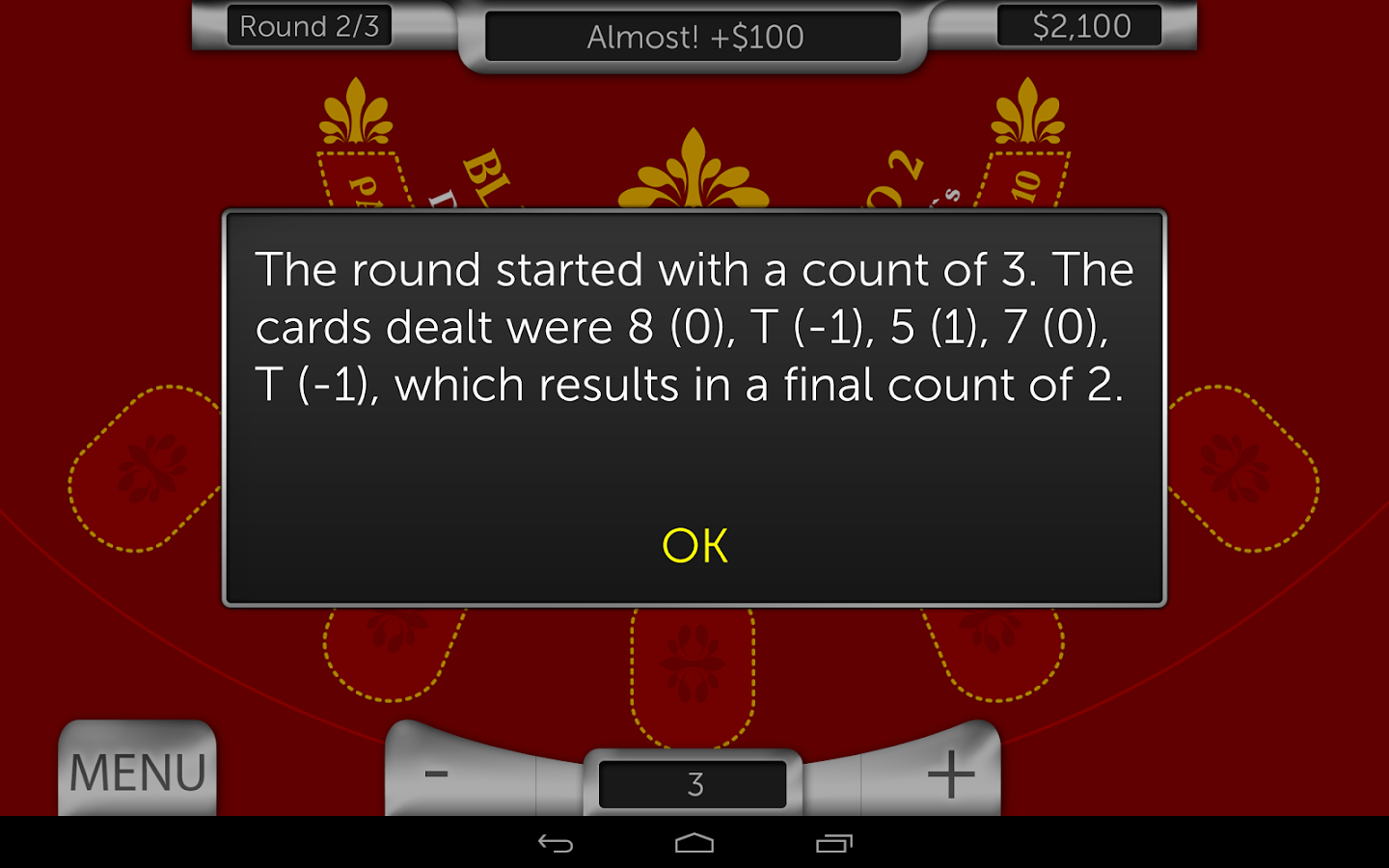 The Easy Red 7 Count