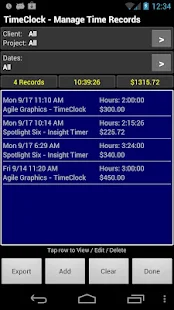  TimeClock Pro - Time Tracker- screenshot thumbnail  