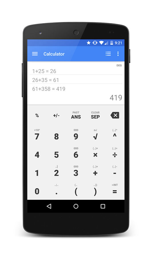 One Calculator - screenshot