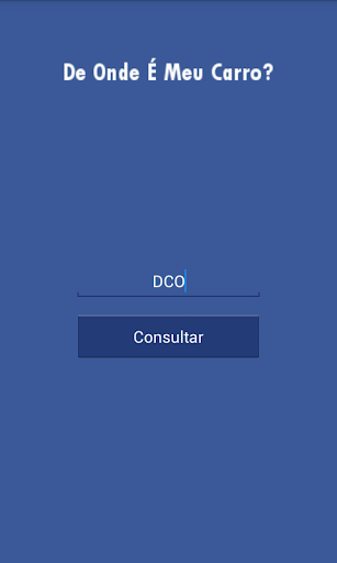 【免費工具App】De Onde É Meu Carro?-APP點子