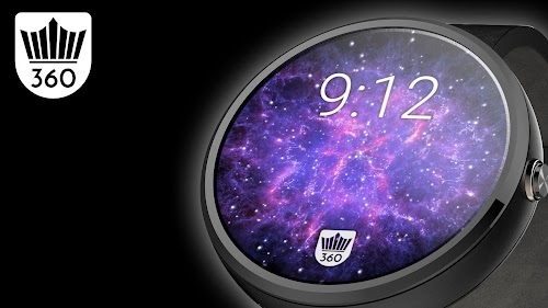 Android application Ghost Nebula Watch Face screenshort