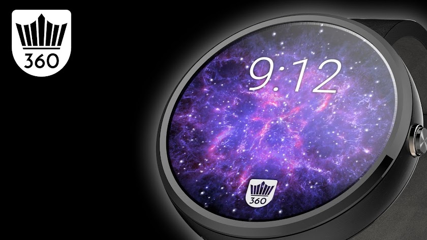 Ghost Nebula Watch Face Screen 1