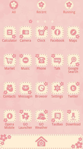 Flowerlove Theme GO LauncherEX