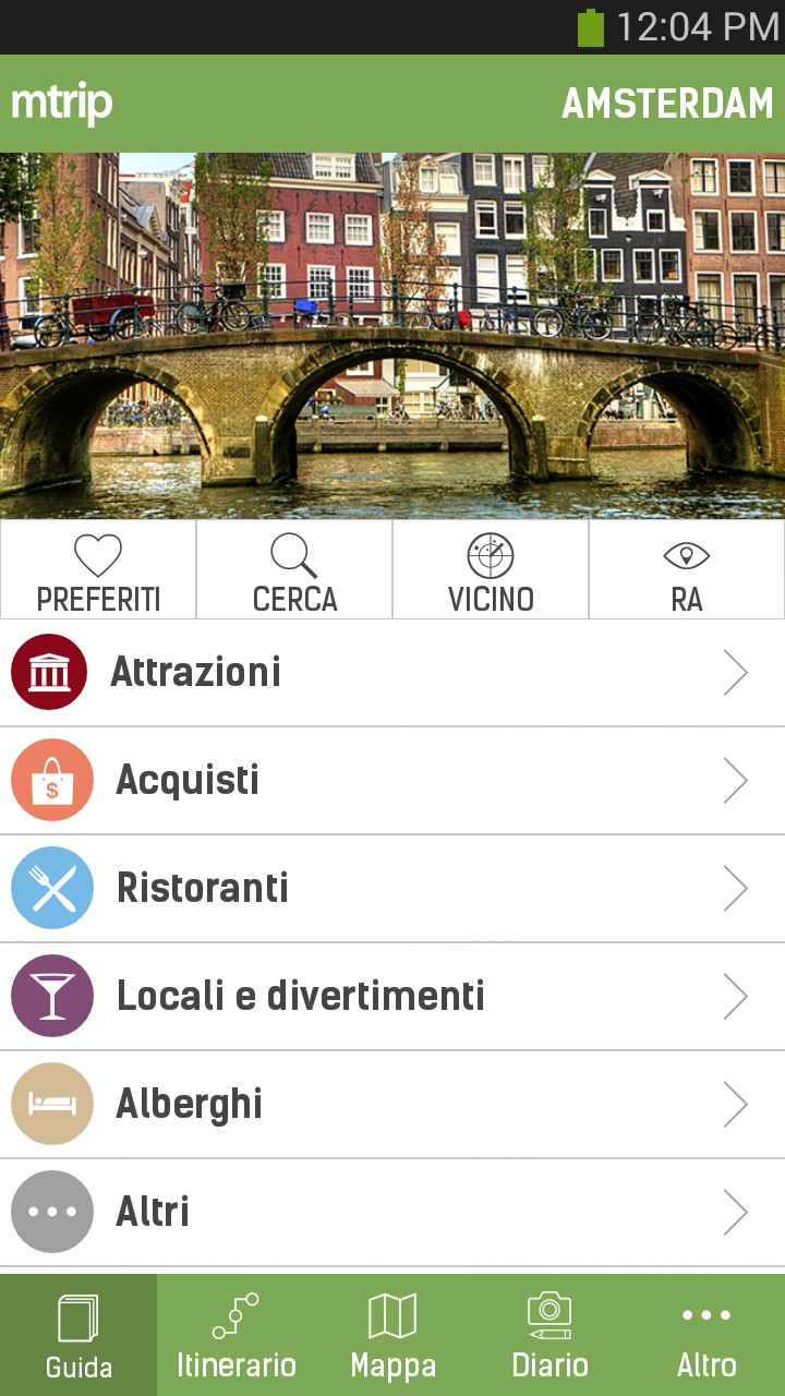 Android application Amsterdam Travel Guide – mTrip screenshort