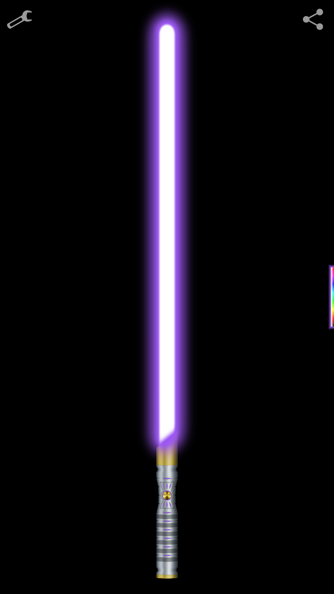 Android application Light Saber Simulator Plus screenshort