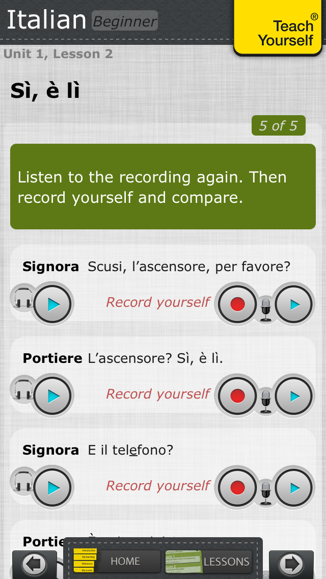 Italian: Teach Yourself Pro Screen 3