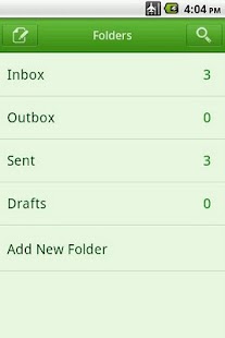 Easy SMS solid Green theme Screenshots 2