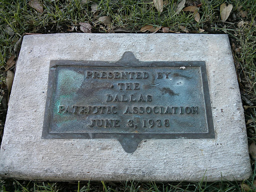 Dallas Patriotic Association 1938 Memorial 